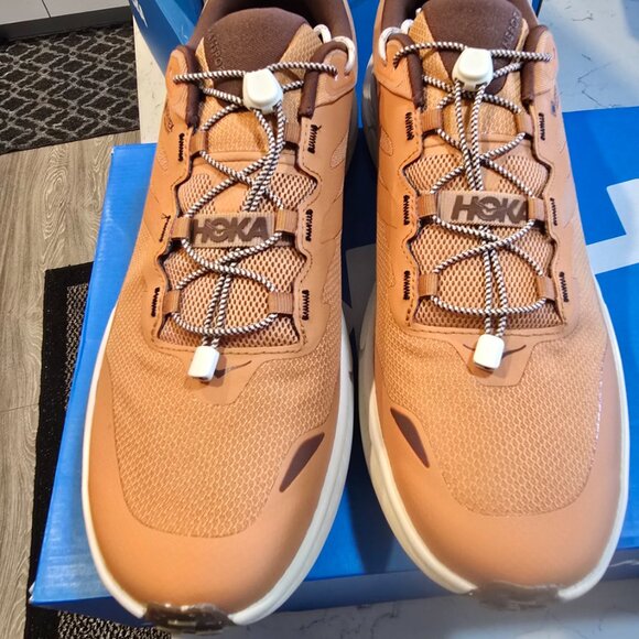 Hoka One One Transport GTX Mens Size 10D Running Shoes Brown Gore-Tex NEW - Picture 4 of 16